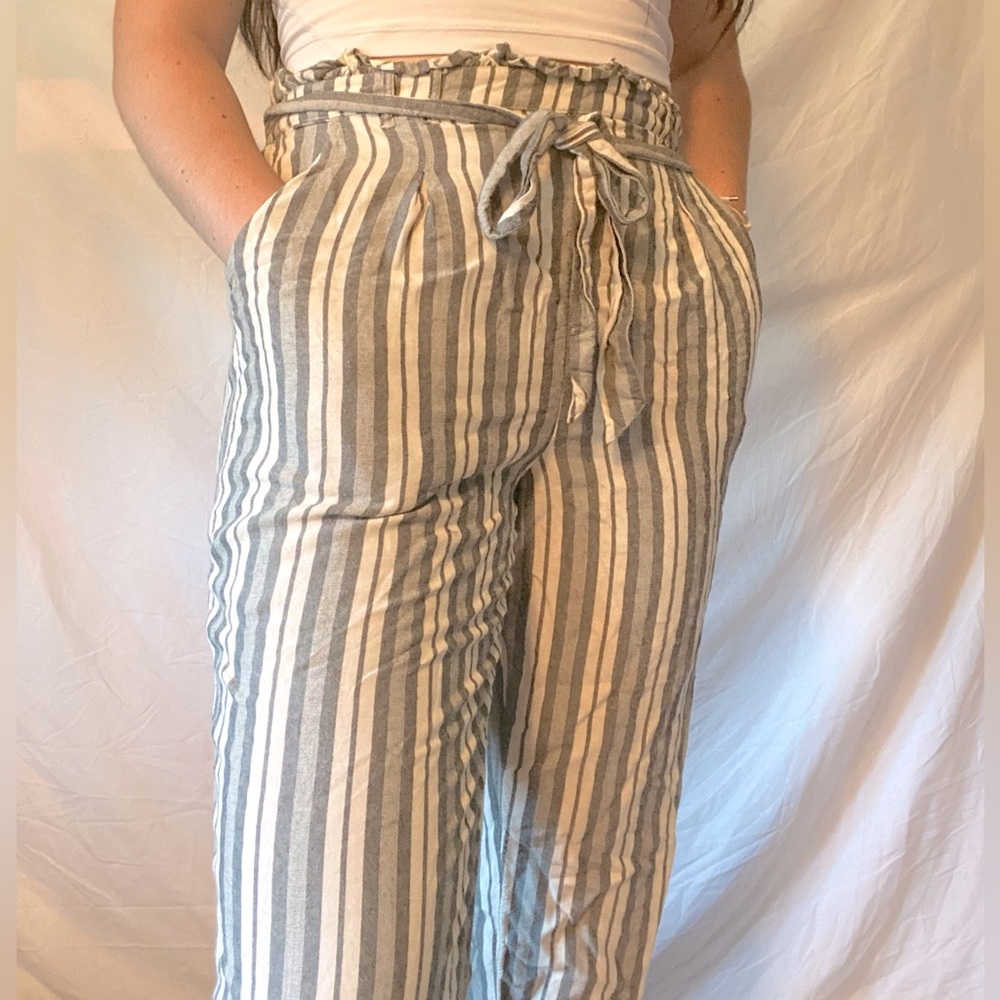 🦓Cropped Flowy Pants🦓